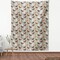 Ambesonne Horses Fabric by the Yard, Abstract Stallions Simple Design  Animals Galloping Curvet Illustration, Decorative Fabric for Upholstery and Home Accents, 2 Yards, Taupe Black